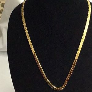 Vintage Monet Gold Tone Necklace